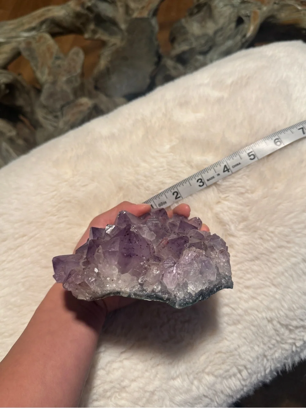 Amethyst Crystal Tealight Candle Holder